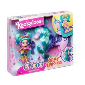 Set de joaca cu papusa Kookyloos Aurora si Star Unicorn imagine