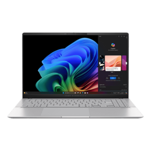 Laptop ASUS Vivobook S 15 S5507QA (Procesor Snapdragon® X Elite X1E 78 100 (42M Cache, up to 3.40 GHz) 15.6inch OLED 3K 120Hz, 32GB, 1TB SSD, Qualcomm® Adreno Graphics, Win 11 Pro, Argintiu) imagine