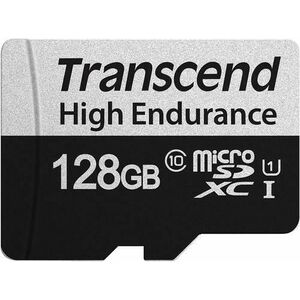 Card de memorie Transcend 350V, 128GB, microSDXC, Clasa 10, UHS-I U1 imagine