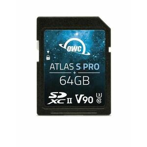 Card de memorie OWC Atlas S Pro, SDXC, 64GB, UHS-II U3, V90, 1829 TBW imagine