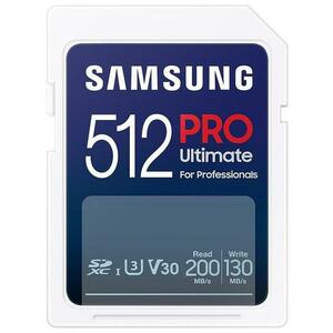 Card de memorie Samsung PRO Ultimate, 512GB, SDXC, UHS-I U3, V30 imagine