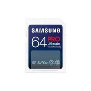 Card de memorie Samsung PRO Ultimate, 64GB, SDXC, UHS-I U3, V30 imagine