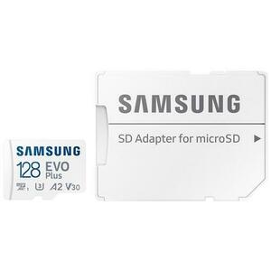 Card de memorie Samsung EVO Plus 2023, 128GB, microSDXC, UHS-I U3, Adaptor SD Inclus imagine