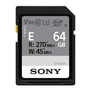 Card de memorie Sony SFE64A, 64GB, SDXC, UHS-II U3, Clasa 10, V30 imagine