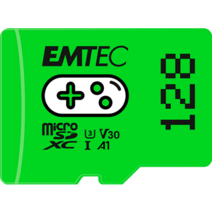 Card de memorie Emtec Gaming, 128GB, microSDXC, UHS-I U3, V30, A1 imagine