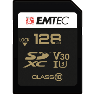 Card de memorie Emtec SpeedIn PRO, 128GB, SDXC, Clasa 10, UHS-I U3, V30 imagine
