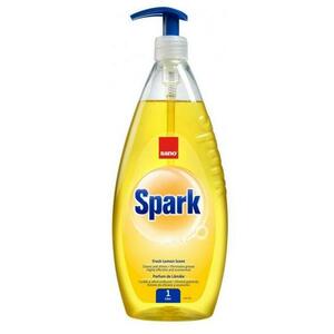 Detergent lichid pentru degresarea vaselor SANO Spark, 1 litru, cu miros de lamaie imagine