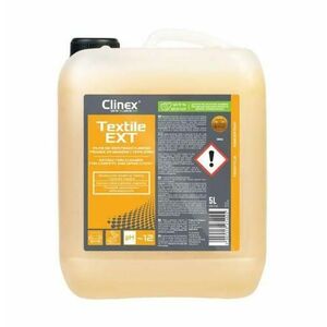 Detergent concentrat CLINEX Textile EXT, 5 L, pentru curatare covoare si tapiterie imagine