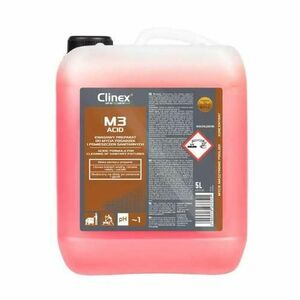 Detergent CLINEX M3 Acid, 5 L, pentru suprafete sanitare, curata si neutralizeaza suprafetele imagine