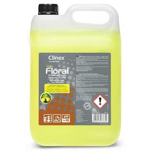 Detergent lichid CLINEX Floral Citro, 5 litri, pentru curatarea pardoselilor imagine