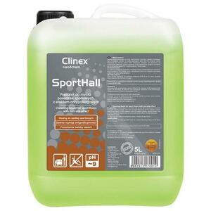 Detergent lichid CLINEX SportHall, 5 L, pentru curatare pardoseli, anti-derapant imagine
