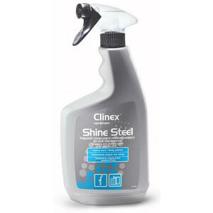 Solutie curatare CLINEX Shine Steel, 650 ml, cu pulverizator, intretinerea suprafetelor din otel inoxidabil imagine