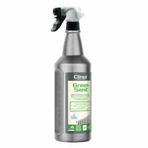 Solutie pentru curatare suprafete CLINEX Green Sanit, 1 L, cu pulverizator imagine