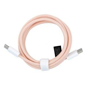 Cablu Date si Incarcare USB-C - USB-C OEM C263, 60W, 1.5m, Roz imagine
