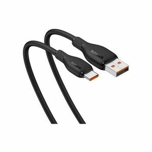 Cablu de date Baseus Pudding Series, USB la USB-C, 100W, Fast Charging, 2m, Negru imagine
