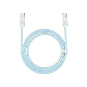 Cablu de date Baseus Dynamic Series, USB-C la USB-C, 100W, Fast Charging, 1m, Albastru imagine