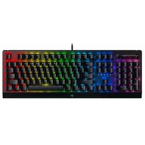 Tastatura Gaming Mecanica Razer Deathstalker V2 Pro, iluminare RGB, Cu fir, Switch Clicky Optical Purple, Layout US (Negru) imagine