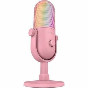 Microfon Razer Seiren V3 Chroma RGB, Cu fir (Roz) imagine