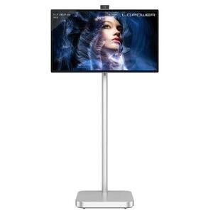 Monitor VA LED LC-Power 31.5inch LC-M32S4K, UHD (3840 x 2160), Mini-HDMI, USB-C, WiFi, Boxe (Argintiu) imagine