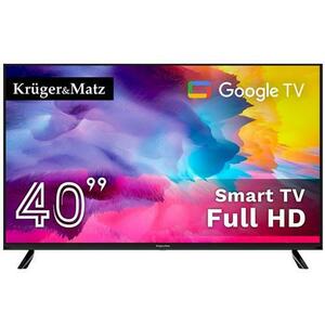 Televizor LED Kruger&Matz 101 cm (40inch) KM0240FHD-SA, Full HD, Smart TV, WiFi, CI+ imagine