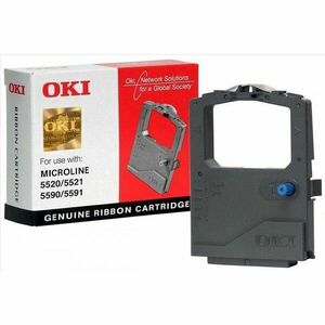 OKI 5520/21/90/91 Black Ribbon Cartridge imagine