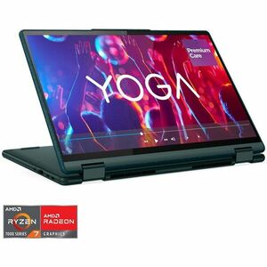 Laptop ultraportabil Yoga 6 13ABR8 cu procesor AMD Ryzen™ 7 7730U pana la 4.5 GHz, 13.3, WUXGA, IPS, Touch, 16GB, 512GB SSD, AMD Radeon™ Graphics, Windows 11 Home, Dark Teal, 3y on-site Premium Care imagine