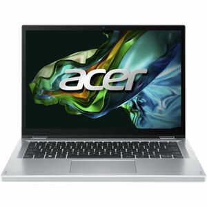 Laptop Acer Aspire 3 Spin A3SP14-31PT cu procesor Intel® Core™ i3-N305 pana la 3.8 GHz, 14, WUXGA, IPS, 8GB DDR5, 512GB SSD, Intel® UHD Graphics, Windows 11 Home, Pure Silver imagine
