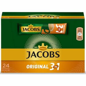 Cafea instant Jacobs 3 in 1 Original, 15.2 g x 24 plicuri imagine