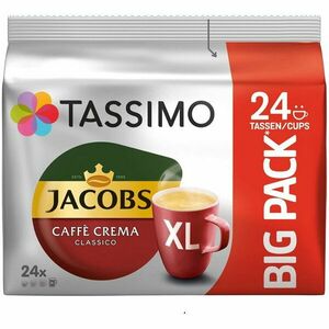 Capsule cafea Tassimo Cafe Crema XL, Big Pack, 24 bauturi x 215 ml imagine