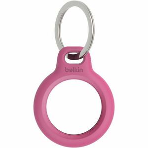 Suport securizat Belkin cu inel pentru AirTag Apple, Roz imagine
