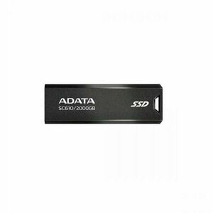 SSD extern ADATA SC610, 2TB, USB 3.2 Gen2, negru imagine