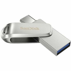 Memorie USB Sandisk Ultra® Luxe Dual Drive 128GB, USB 3.1/USB Type-C, Metal imagine