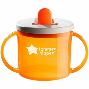 Cana Tommee Tippee First Cup, 190 ml, 4 luni +, Portocalie imagine
