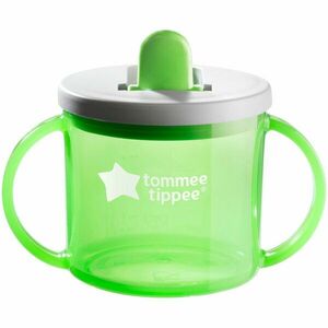 Cana Tommee Tippee First Cup, 190 ml, 4 luni +, Verde, 1 buc imagine