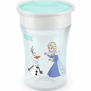 Cana pentru bebelusi NUK Magic Frozen Printese, 230 ml, 8 luni+, fabricata din polipropilena, fara BPA imagine