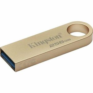 Memorie USB Kingston DataTraveler SE9 G3, 256GB, USB 3.2 Gen1, Metalic, Auriu imagine