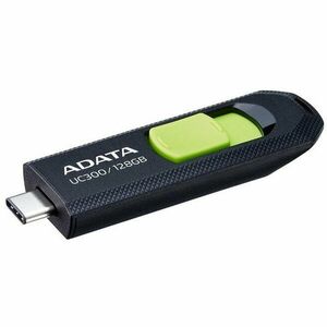 Memorie USB ADATA UC300, 128GB, USB Type-C, Black-Green imagine