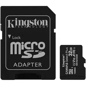 Card de memorie Kingston Canvas Select Plus 32GB MicroSD UHS-I + adaptor imagine