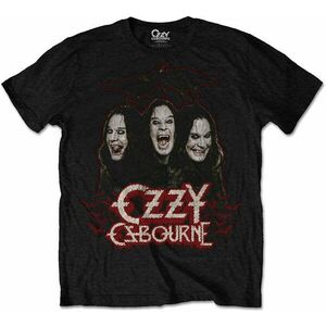 Ozzy Osbourne Tricou Crows & Bars Mens Black 2XL imagine