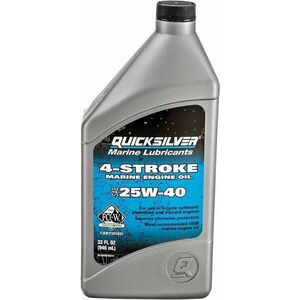 Quicksilver 4-Stroke Marine Engine Oil SAE 25W-40 1 L imagine