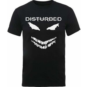 Disturbed Tricou Scary Face Candle Black M imagine