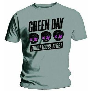 Green Day Tricou hree Heads Better Than One Gri S imagine