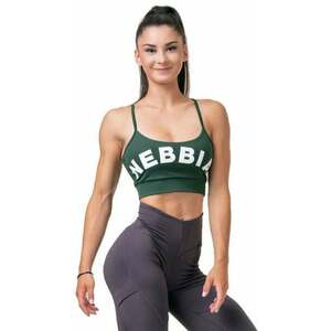 Nebbia Classic Hero Cut-Out Sports Bra Verde Închis L Lenjerie de fitness imagine