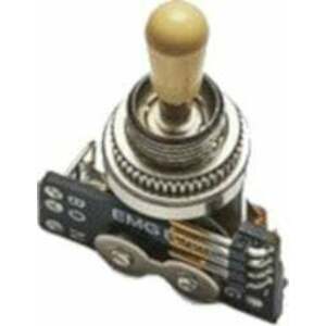 EMG 3 Way Solderless Toggle Fildeș Comutator doză imagine