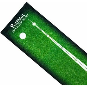 Masters Golf FatPlate Pace and Line Trainer PuttMatt imagine