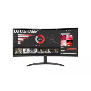 Monitor LED LG 34WR50QC-B 34" Curbat UWQHD 5ms imagine