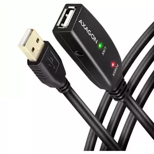 Cablu Axagon ADR-310 USB 2.0 - USB 2.0 Repeater 20m Black imagine