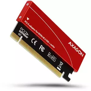 Adaptor Axagon PCEM2-S PCI-E 3.0 16x - M.2 SSD NVMe Cooler inclus imagine