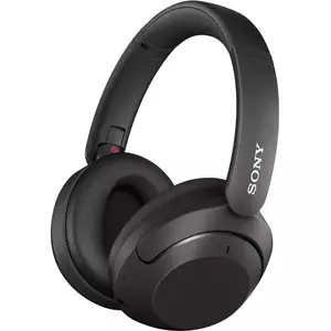 Casti Over the Ear Sony WHXB910NB, Extra Bass, Noise cancelling, Wireless, Bluetooth, Autonomie 30 ore, Microfon, Negru imagine