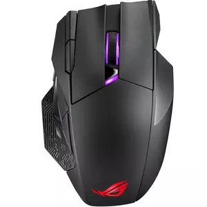 Mouse gaming wireless/wired ASUS ROG Spatha X, iluminare Aura Sync, senzor ROG 19.000 dpi imagine